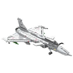 JUHANG TECHNOLOGY 88021 REOBRIX 33035 non  TIÊM KÍCH RAFALE bộ đồ chơi xếp lắp ráp ghép mô hình Military Army Quân Sự Bộ Đội 2099 khối