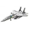 JUHANG TECHNOLOGY 88020 REOBRIX 33034 non  MÁY BAY CHIẾN ĐẤU NHIỆM VỤ KÉP F15E STRIKE EAGLE bộ đồ chơi xếp lắp ráp ghép mô hình Military Army F15E FIGHTER BOMBERS Quân Sự Bộ Đội 2216 khối
