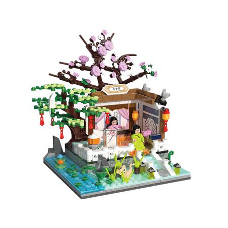 ZHEGAO 00319 non  TẦN CỔ VẦN ÂM THANH MỚI bộ đồ chơi xếp lắp ráp ghép mô hình Creator MELODIOUS TWEEDLE Sáng Tạo 529 khối