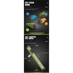 REOBRIX 77027 non  SÚNG PHÓNG TÊN LỬA CHỐNG TĂNG AT-4 bộ đồ chơi xếp lắp ráp ghép mô hình Military Army M136 ANTITANK GRENADE LAUNCHER Quân Sự Bộ Đội 1748 khối