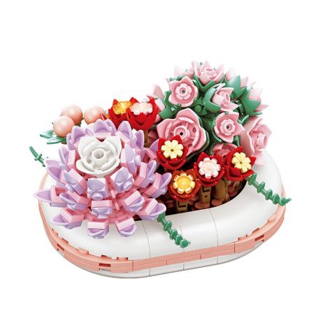 JAKI JK2722 2722 non  NGƯỜI YÊU BONG BÓNG bộ đồ chơi xếp lắp ráp ghép mô hình 327 khối