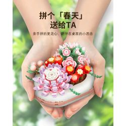 JAKI JK2722 2722 non  NGƯỜI YÊU BONG BÓNG bộ đồ chơi xếp lắp ráp ghép mô hình 327 khối