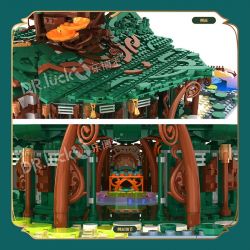 DR.LUCK 9019 non  BỘ SƯU TẬP THUNG LŨNG HOA bộ đồ chơi xếp lắp ráp ghép mô hình