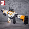DK 2001 non  SÚNG TRƯỜNG M4A4 bộ đồ chơi xếp lắp ráp ghép mô hình Military Army Quân Sự Bộ Đội 1388 khối