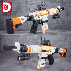 DK 2001 non  SÚNG TRƯỜNG M4A4 bộ đồ chơi xếp lắp ráp ghép mô hình Military Army Quân Sự Bộ Đội 1388 khối