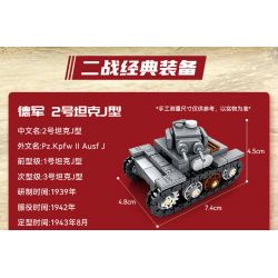 Kazi KY82054 82054 non  XE TĂNG HẠNG NẶNG KV-VI 8 TỔ HỢP bộ đồ chơi xếp lắp ráp ghép mô hình Military Army RUSSIAN LAND-BATTLESHIP KV-VI Quân Sự Bộ Đội 1165 khối