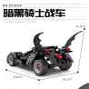 GBL KY1072 1072 non  DARK KNIGHT CHARIOT (ÁNH SÁNG KHUNG XE MÀU XANH) LÙI bộ đồ chơi xếp lắp ráp ghép mô hình Medieval Castle Chiến Tranh Trung Cổ 511 khối