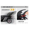 GBL KY1072 1072 non  DARK KNIGHT CHARIOT (ÁNH SÁNG KHUNG XE MÀU XANH) LÙI bộ đồ chơi xếp lắp ráp ghép mô hình Medieval Castle Chiến Tranh Trung Cổ 511 khối
