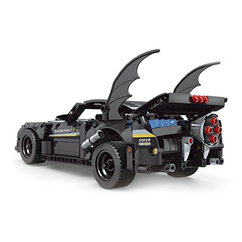 GBL KY1071 1071 non  XE CÁNH DƠI SẪM MÀU (ĐÈN GẦM ĐỎ) LÙI bộ đồ chơi xếp lắp ráp ghép mô hình  Kỹ Thuật Công Nghệ Cao Mô Hình Phương Tiện 620 khối