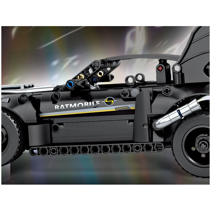 GBL KY1071 1071 non  XE CÁNH DƠI SẪM MÀU (ĐÈN GẦM ĐỎ) LÙI bộ đồ chơi xếp lắp ráp ghép mô hình  Kỹ Thuật Công Nghệ Cao Mô Hình Phương Tiện 620 khối