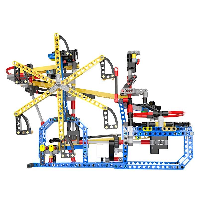 XKBOT T0 non  NHÀ MÁY BÁNH XE NƯỚC XIAOKA GBC bộ đồ chơi xếp lắp ráp ghép mô hình  Kỹ Thuật Công Nghệ Cao Mô Hình Phương Tiện 630 khối