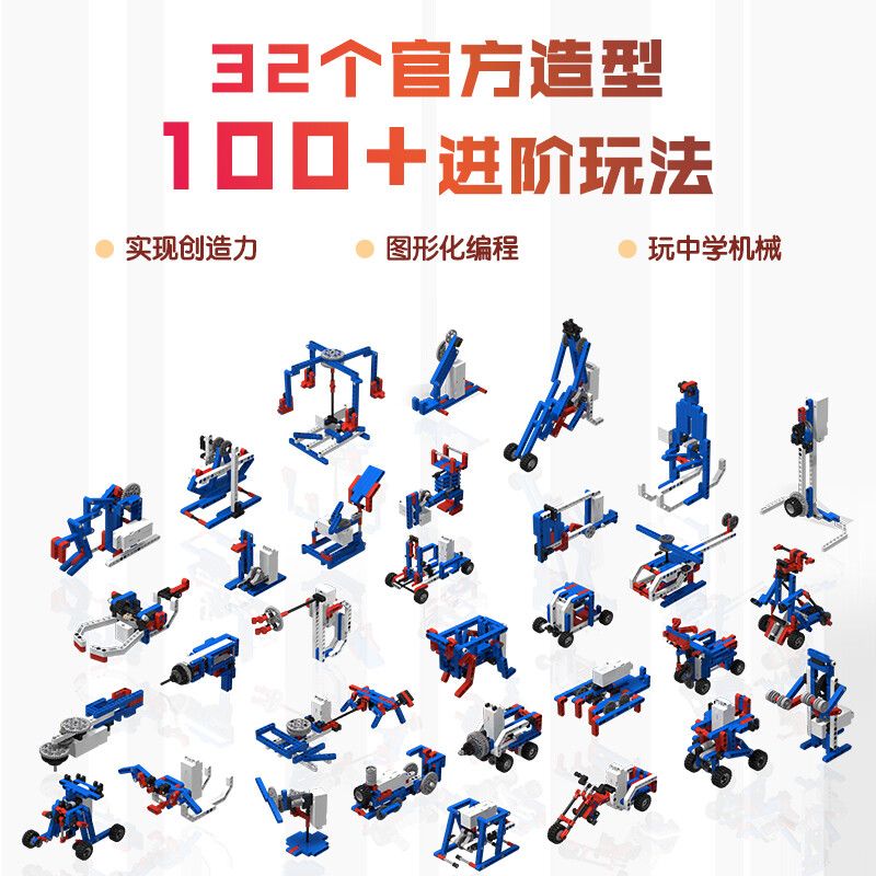 XKBOT U1 non  BỘ LẬP TRÌNH THẺ NHỎ U1 32 HÌNH bộ đồ chơi xếp lắp ráp ghép mô hình  Kỹ Thuật Công Nghệ Cao Mô Hình Phương Tiện 299 khối