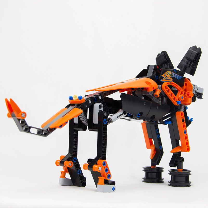 YUEGAO 58418 non  CHÓ SÓI bộ đồ chơi xếp lắp ráp ghép mô hình  WARWOLF Kỹ Thuật Công Nghệ Cao Mô Hình Phương Tiện 268 khối