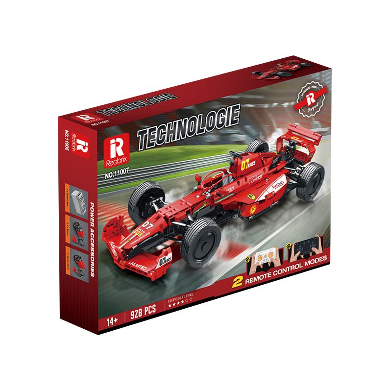 REOBRIX 11006 11007 non  XE CÔNG THỨC MỘT bộ đồ chơi xếp lắp ráp ghép mô hình Speed Champions Racing Cars FORMULA F1 CAR Đua Xe Công Thức 928 khối