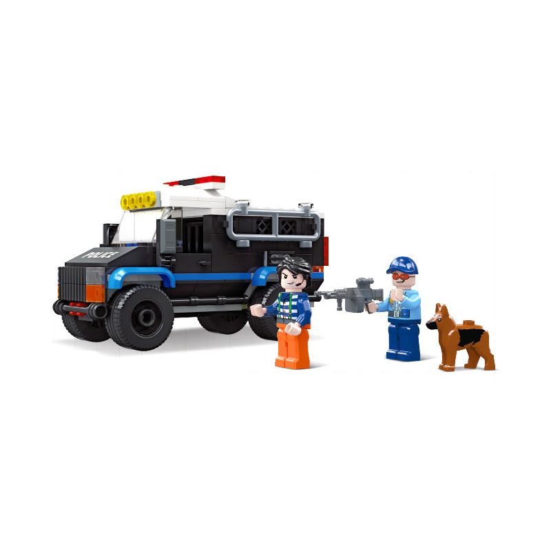 JIESTAR 54112 non Lego UNIVERSAL CITY XE TẤN CÔNG CỦA CẢNH SÁT bộ đồ chơi xếp lắp ráp ghép mô hình POLICE ASSAULT VEHICLE Thành Phố 180 khối