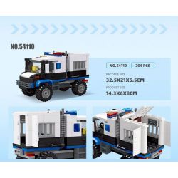 JIESTAR 54112 non  UNIVERSAL CITY XE TẤN CÔNG CỦA CẢNH SÁT bộ đồ chơi xếp lắp ráp ghép mô hình POLICE ASSAULT VEHICLE Thành Phố 180 khối