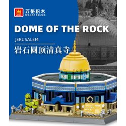 WANGE LIGAO DR.LUCK 5243 non  NHÀ THỜ HỒI GIÁO ĐÁ JERUSALEM MÁI VÒM bộ đồ chơi xếp lắp ráp ghép mô hình Creator DOME OF THE ROCK JERUSALEM Sáng Tạo 983 khối