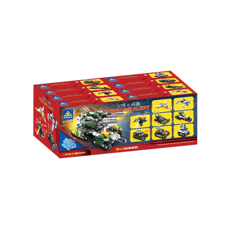 Kazi KY81055 81055 non  CẢNH BÁO CHÁY MẮT CỦA NGÀY TẬN THẾ ĐỎ bộ đồ chơi xếp lắp ráp ghép mô hình Movie & Game Phim Và Trò Chơi 937 khối