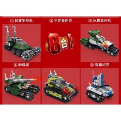 Kazi KY81055 81055 non  CẢNH BÁO CHÁY MẮT CỦA NGÀY TẬN THẾ ĐỎ bộ đồ chơi xếp lắp ráp ghép mô hình Movie & Game Phim Và Trò Chơi 937 khối