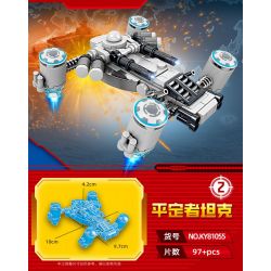 Kazi KY81055 81055 non  CẢNH BÁO CHÁY MẮT CỦA NGÀY TẬN THẾ ĐỎ bộ đồ chơi xếp lắp ráp ghép mô hình Movie & Game Phim Và Trò Chơi 937 khối