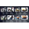 SEMBO 2611 2612 2613 2614 2615 2608 2609 2610 non  SHADOW COMMANDO 8 TỔ HỢP TRỰC THĂNG CẢNH SÁT bộ đồ chơi xếp lắp ráp ghép mô hình City Thành Phố 241 khối