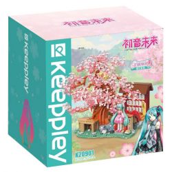KEEPPLEY K20901 20901 non  HATSUNE MIKU SAKURA SAKAMICHI bộ đồ chơi xếp lắp ráp ghép mô hình Girl Con Gái