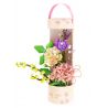 SEMBO 611052 non  CỬA HÀNG HOA CÁT HỒNG VÀ NẮNG ẤM bộ đồ chơi xếp lắp ráp ghép mô hình Flowers 565 khối