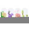 SEMBO 611052 non  CỬA HÀNG HOA CÁT HỒNG VÀ NẮNG ẤM bộ đồ chơi xếp lắp ráp ghép mô hình Flowers 565 khối