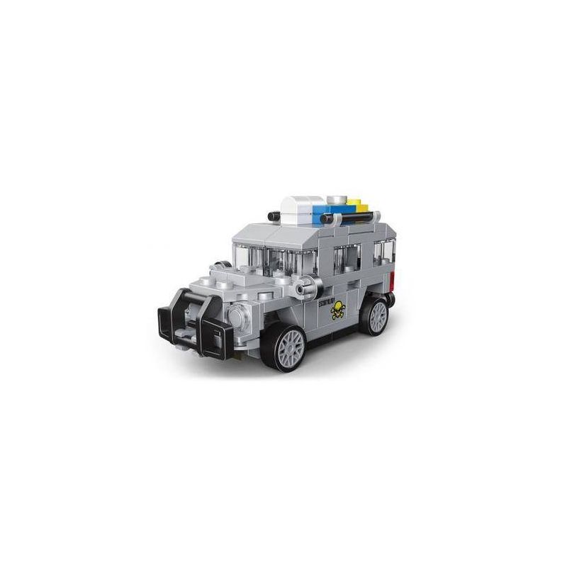 DECOOL 22042 non Lego XE KÉO MINI ĐỊA HÌNH NGỰA SA MẠC bộ đồ chơi xếp lắp ráp ghép mô hình Racers MINI RACING PACEMAKER Đua Tốc Độ 125 khối