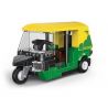 DECOOL 22037 non  XE KÉO MINI BA BÁNH BOUNCE THÁI LAN bộ đồ chơi xếp lắp ráp ghép mô hình Racers MINI RACING PACEMAKER Đua Tốc Độ