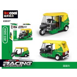 DECOOL 22037 non  XE KÉO MINI BA BÁNH BOUNCE THÁI LAN bộ đồ chơi xếp lắp ráp ghép mô hình Racers MINI RACING PACEMAKER Đua Tốc Độ