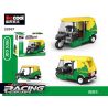 DECOOL 22037 non  XE KÉO MINI BA BÁNH BOUNCE THÁI LAN bộ đồ chơi xếp lắp ráp ghép mô hình Racers MINI RACING PACEMAKER Đua Tốc Độ