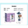 JAKI JK2503 2503 non  CẮM HOA BẢO QUẢN BẰNG HƯƠNG THƠM CÂU CHUYỆN CỔ TÍCH ĐẦY SAO bộ đồ chơi xếp lắp ráp ghép mô hình Flowers