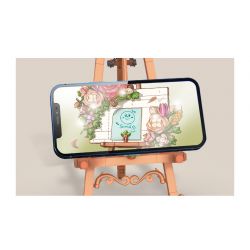 JAKI JK2807 2807 non  HOA NHÀI GIỮA NHỮNG ĐÁM MÂY bộ đồ chơi xếp lắp ráp ghép mô hình