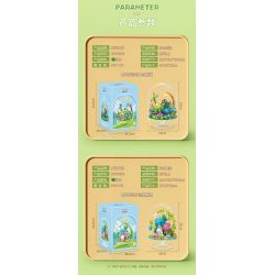 MOYU BLOCK MY87006 87006 non  YÊU TINH HOA bộ đồ chơi xếp lắp ráp ghép mô hình FLOWER ELF 373 khối