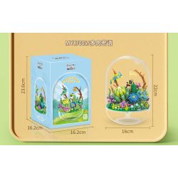 MOYU BLOCK MY87006 87006 non  YÊU TINH HOA bộ đồ chơi xếp lắp ráp ghép mô hình FLOWER ELF 373 khối