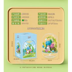 MOYU BLOCK MY87006 87006 non  YÊU TINH HOA bộ đồ chơi xếp lắp ráp ghép mô hình FLOWER ELF 373 khối