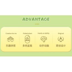 MOYU BLOCK MY87006 87006 non  YÊU TINH HOA bộ đồ chơi xếp lắp ráp ghép mô hình FLOWER ELF 373 khối