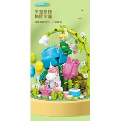 MOYU BLOCK MY87006 87006 non  YÊU TINH HOA bộ đồ chơi xếp lắp ráp ghép mô hình FLOWER ELF 373 khối