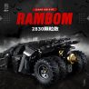 K BOX SHARP MODEL JIMU LIANGPIN 10517 non  CỖ XE NGƯỜI DƠI tỷ lệ 1:8 bộ đồ chơi xếp lắp ráp ghép mô hình The  Batman Movie RAMBOM Người Dơi Bảo Vệ Gotham 2830 khối