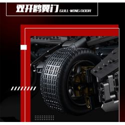 K BOX SHARP MODEL JIMU LIANGPIN 10517 non  CỖ XE NGƯỜI DƠI tỷ lệ 1:8 bộ đồ chơi xếp lắp ráp ghép mô hình The  Batman Movie RAMBOM Người Dơi Bảo Vệ Gotham 2830 khối