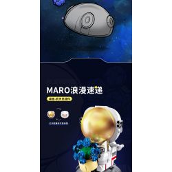 PLEYERID M38-P8002 P8002 8002 M38P8002 38-P8002 non  ĐỒ TRANG TRÍ MÁY TÍNH ĐỂ BÀN PHI HÀNH GIA 3 LOẠI bộ đồ chơi xếp lắp ráp ghép mô hình