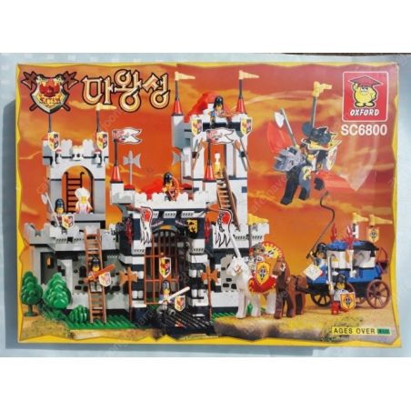 OXFORD SC6800 6800 DC6800 DC68000 68000 non  THÀNH PHỐ QUỶ bộ đồ chơi xếp lắp ráp ghép mô hình Medieval Castle 마왕성 Chiến Tranh Trung Cổ