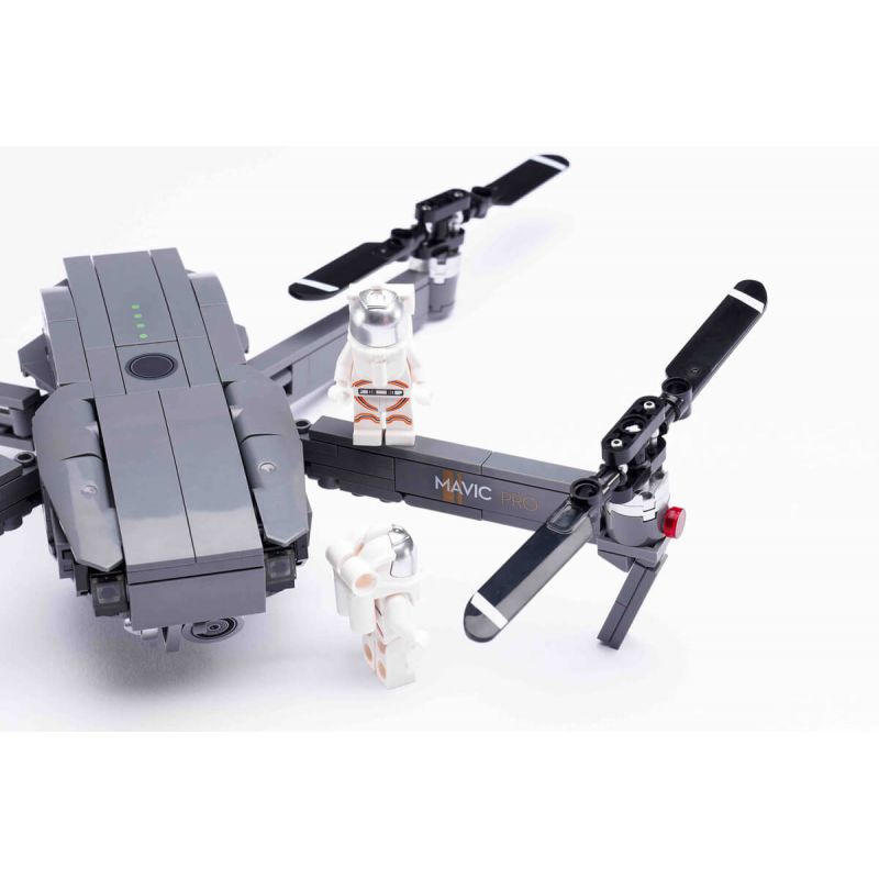 DJI 32008 non  MÁY BAY KHÔNG NGƯỜI LÁI DJI bộ đồ chơi xếp lắp ráp ghép mô hình Creator MAVICPRO BRICK Sáng Tạo
