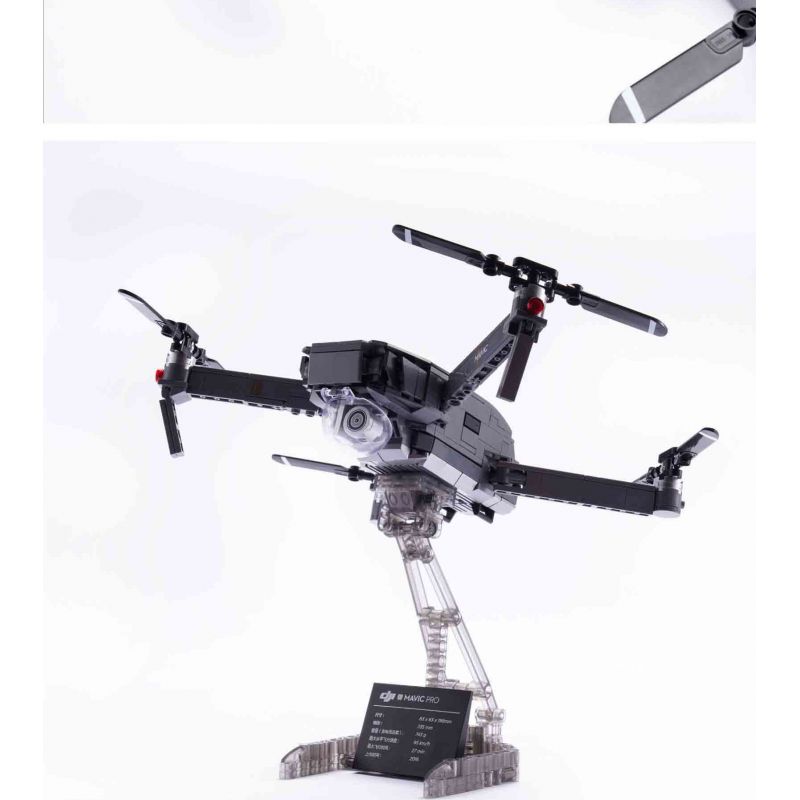 DJI 32008 non  MÁY BAY KHÔNG NGƯỜI LÁI DJI bộ đồ chơi xếp lắp ráp ghép mô hình Creator MAVICPRO BRICK Sáng Tạo