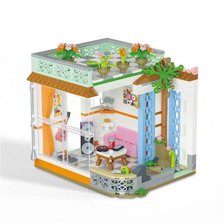 WEIGHT 2072 non  PHÒNG KHÁCH LƯỜI BIẾNG bộ đồ chơi xếp lắp ráp ghép mô hình Creator FAIRY TALE TOWN Sáng Tạo