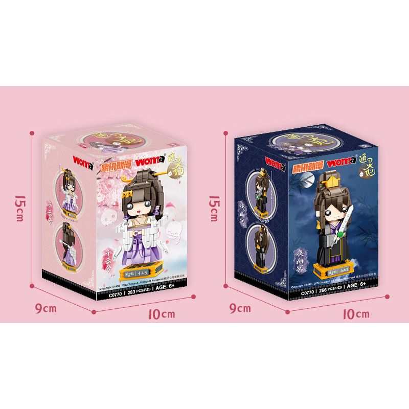 WOMA C0770 0770 non  TONGLINGFEI 4 PHONG CÁCH bộ đồ chơi xếp lắp ráp ghép mô hình Movie & Game Phim Và Trò Chơi 1106 khối