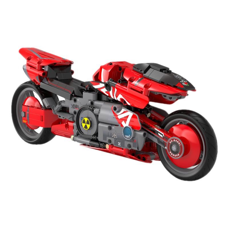 CADA DOUBLEE C64001 64001 non  CỎ CT-3X XE MÁY tỷ lệ 1:6 bộ đồ chơi xếp lắp ráp ghép mô hình CYBER NIGHT CYBER CT-3X 451 khối