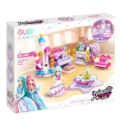 GUDI 30005 non  CÔNG CHÚA TÌNH YÊU 4 LOẠI PHÒNG NGỦ CỦA NGƯỜI ANNIE PIANO XƯỞNG VẼ KẸO bộ đồ chơi xếp lắp ráp ghép mô hình Girl PRINCESS CANDY Con Gái 794 khối