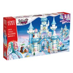 GUDI 30010 non  CÔNG CHÚA TÌNH YÊU LÂU ĐÀI BĂNG GIÁ bộ đồ chơi xếp lắp ráp ghép mô hình Girl Con Gái 1082 khối